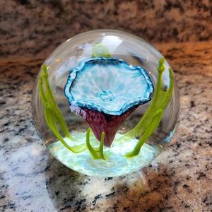 CAITHNESS of Scotland "CAPRICE" numbered heavy glass weight